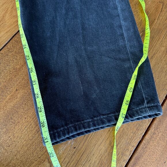 Aeropostale NWT High Rise Baggy Jeans Black Denim Womens Sz 12 90s Relaxed - Picture 15 of 16
